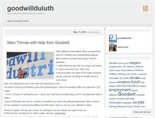 Tablet Screenshot of goodwillduluth.wordpress.com