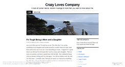 Desktop Screenshot of crazylovescompany.wordpress.com