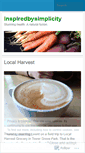 Mobile Screenshot of inspiredbysimplicity.wordpress.com