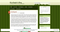 Desktop Screenshot of hyrologist.wordpress.com