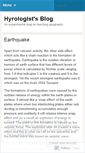 Mobile Screenshot of hyrologist.wordpress.com