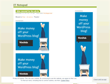 Tablet Screenshot of itnotepad.wordpress.com