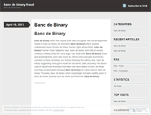 Tablet Screenshot of grc.bancdebinaryfraud.wordpress.com