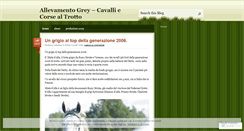 Desktop Screenshot of allevamentogrey.wordpress.com
