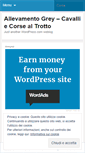 Mobile Screenshot of allevamentogrey.wordpress.com