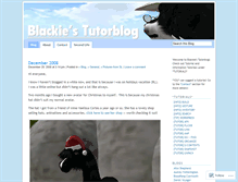 Tablet Screenshot of blackiedagger.wordpress.com