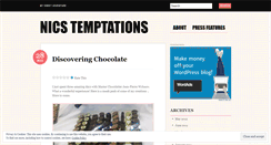 Desktop Screenshot of nicstemptations.wordpress.com