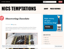 Tablet Screenshot of nicstemptations.wordpress.com