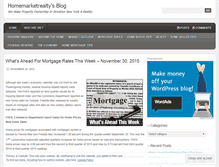 Tablet Screenshot of homemarketrealty.wordpress.com
