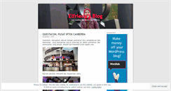 Desktop Screenshot of elfrieda.wordpress.com