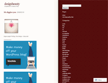 Tablet Screenshot of designbeauty.wordpress.com