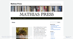 Desktop Screenshot of mathiaspress.wordpress.com