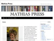 Tablet Screenshot of mathiaspress.wordpress.com