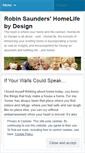 Mobile Screenshot of homelifebydesign.wordpress.com