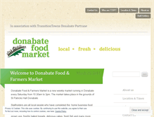 Tablet Screenshot of donabatefoodmarket.wordpress.com