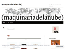 Tablet Screenshot of maquinariadelanube.wordpress.com