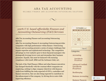 Tablet Screenshot of abataxaccounting.wordpress.com