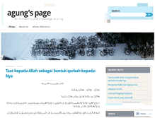 Tablet Screenshot of agungwi.wordpress.com