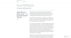 Desktop Screenshot of bra1035ore.wordpress.com