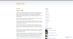 Desktop Screenshot of monicasays.wordpress.com