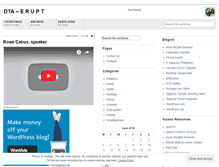Tablet Screenshot of dtaerupt.wordpress.com