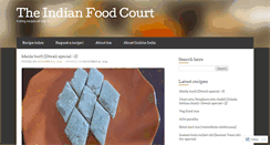 Desktop Screenshot of cuisineindia.wordpress.com