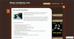 Desktop Screenshot of binyk.wordpress.com