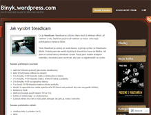 Tablet Screenshot of binyk.wordpress.com