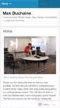 Mobile Screenshot of maxduchaine.wordpress.com