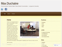 Tablet Screenshot of maxduchaine.wordpress.com