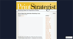 Desktop Screenshot of printstrategist.wordpress.com