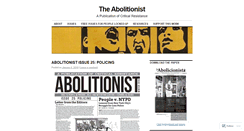 Desktop Screenshot of abolitionistpaper.wordpress.com