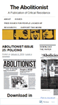 Mobile Screenshot of abolitionistpaper.wordpress.com