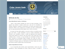 Tablet Screenshot of clubejovemgade.wordpress.com