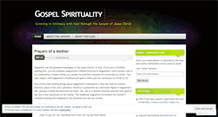 Desktop Screenshot of gospelspirituality.wordpress.com