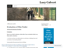 Tablet Screenshot of lcalvert.wordpress.com