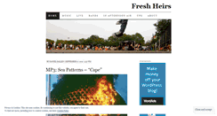 Desktop Screenshot of freshheirs.wordpress.com