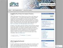 Tablet Screenshot of dpictimaging.wordpress.com