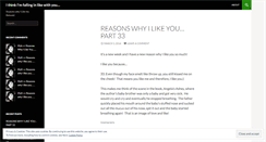 Desktop Screenshot of fallinginlikewithyou.wordpress.com