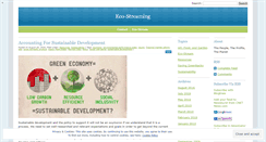 Desktop Screenshot of ecostreamblog.wordpress.com