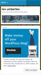 Mobile Screenshot of lesumbertes.wordpress.com
