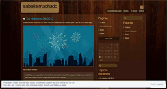 Desktop Screenshot of isabellamachado.wordpress.com