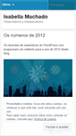 Mobile Screenshot of isabellamachado.wordpress.com