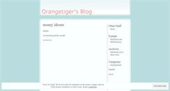 Desktop Screenshot of orangetiger.wordpress.com