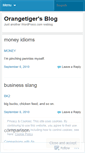 Mobile Screenshot of orangetiger.wordpress.com