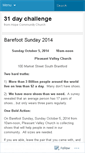 Mobile Screenshot of 31daychallenge.wordpress.com