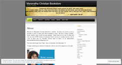 Desktop Screenshot of maranathabooks.wordpress.com