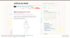 Desktop Screenshot of dicasdemoda.wordpress.com