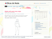 Tablet Screenshot of dicasdemoda.wordpress.com