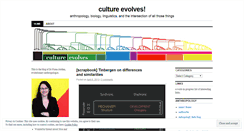 Desktop Screenshot of evolutionaryanthropology.wordpress.com